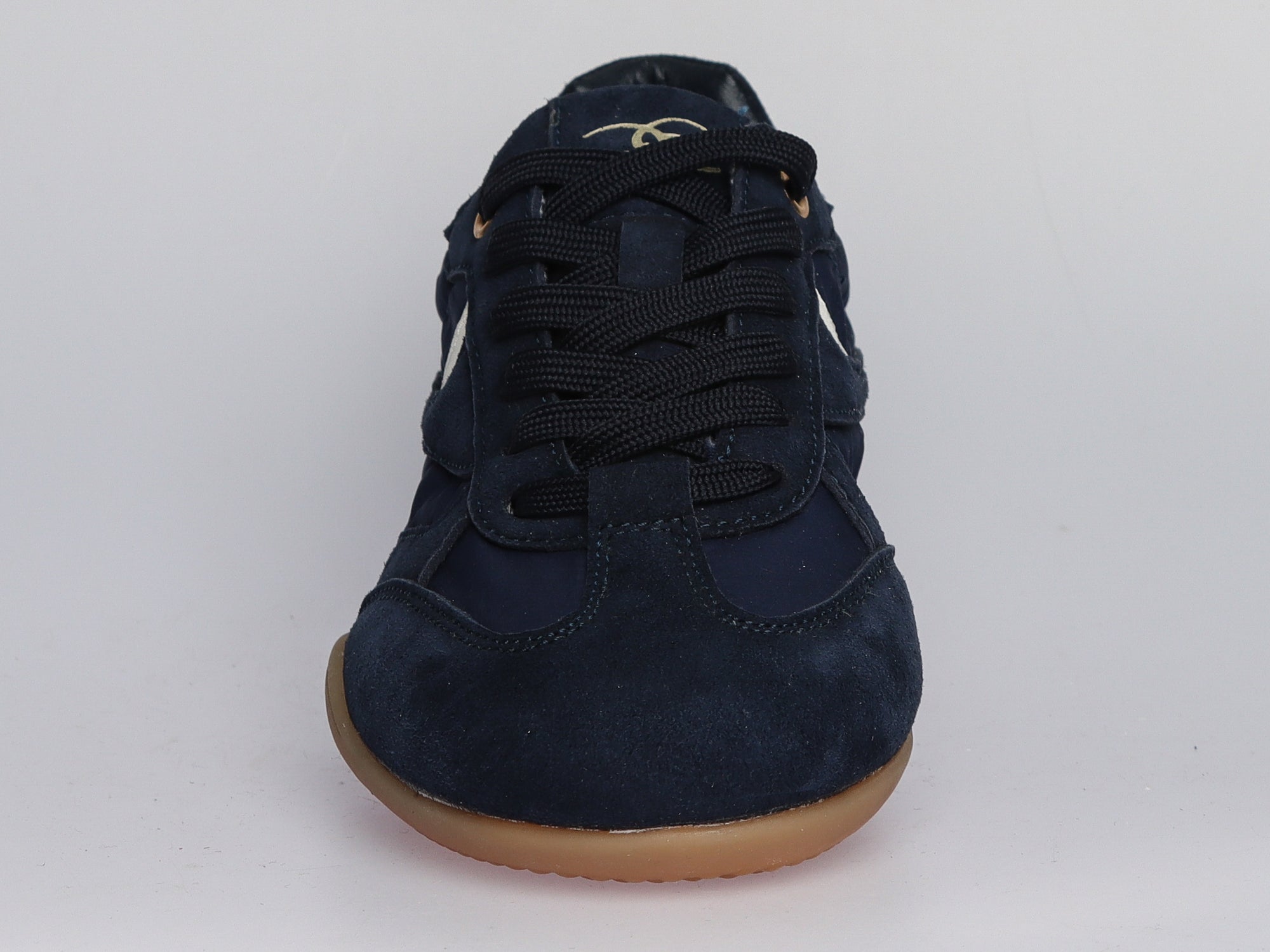 Damen Sneaker aus Veloursleder und Leder Navy | LA BALLERINA | Art. W52399 - La Ballerina