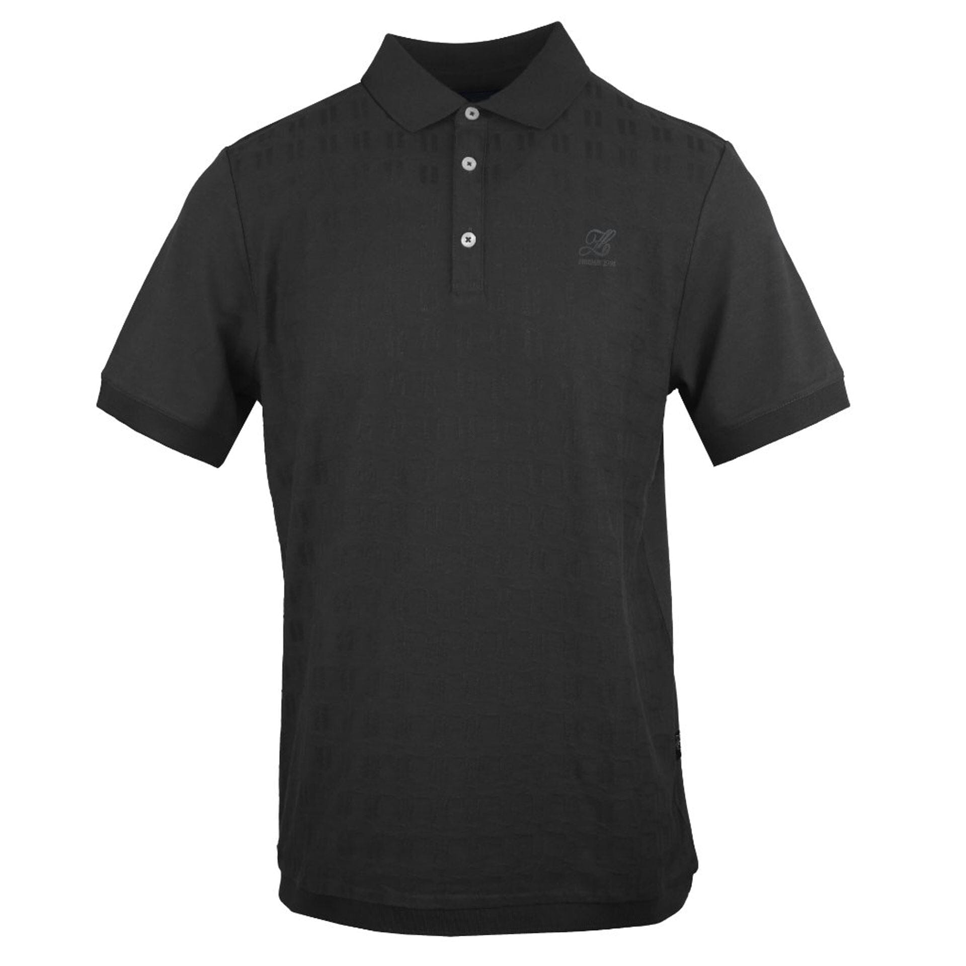 Zenobi modische Polo für Herren | Schwarz - La Ballerina