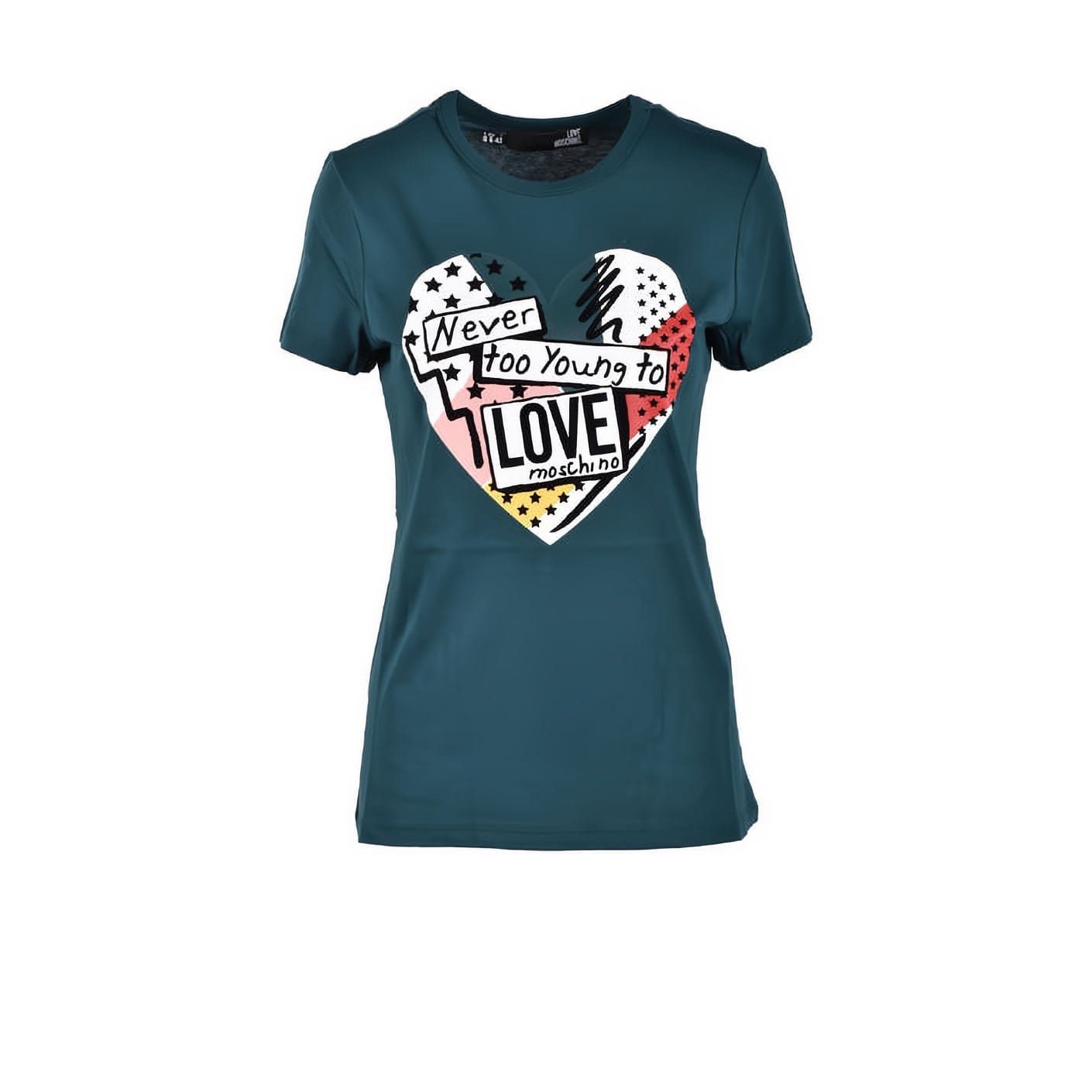 Love Moschino T-Shirt Damen | Rundhalsausschnitt | 100% Cotton - La Ballerina